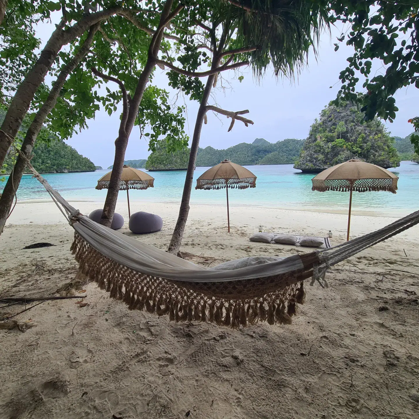 Paradise Hammock Hammock paradise in Raja Ampat